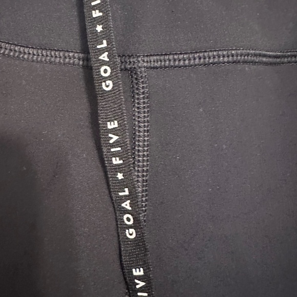 Goal Five Combo Soccer Tight With Shin Guard Pockets Medium Black Workout Pants - Picture 2 of 7